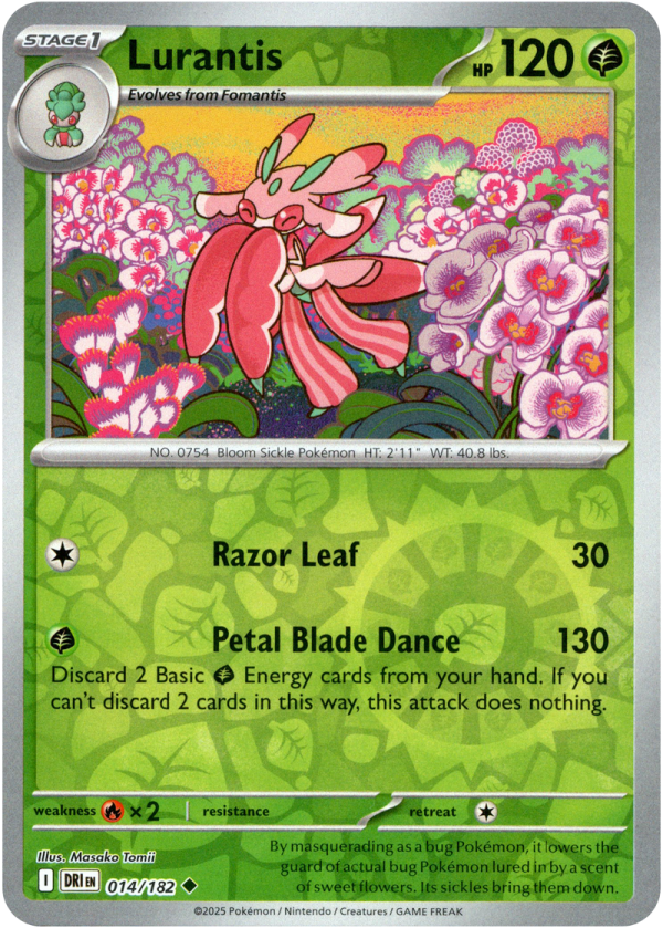 014/182 Lurantis - Reverse Holo | Pokemon Scarlet & Violet—Destined Rivals