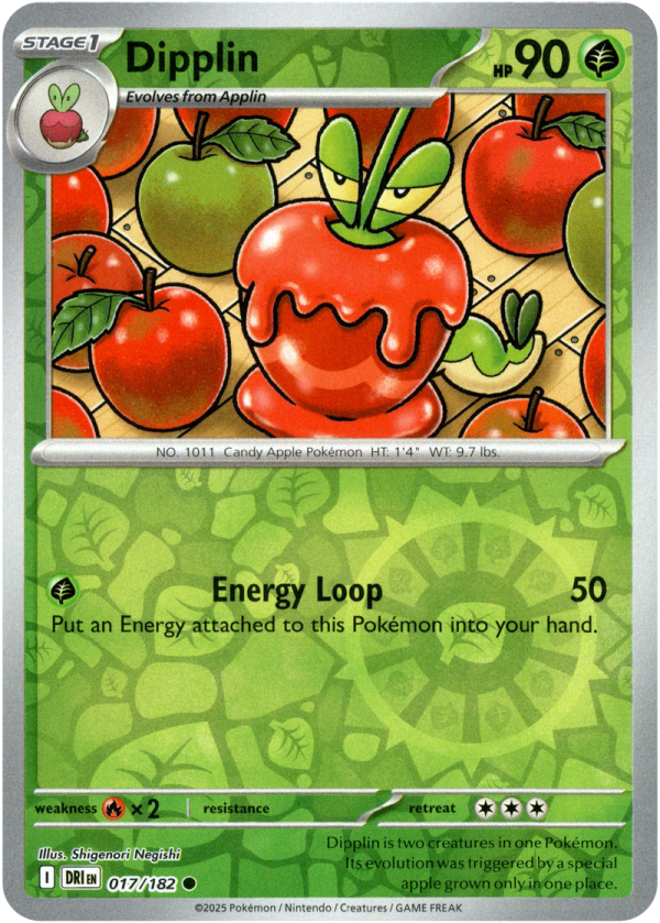 017/182 Dipplin - Reverse Holo | Pokemon Scarlet & Violet—Destined Rivals