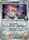 149/182 Team Rocket's Meowth - Reverse Holo | Pokemon Scarlet & Violet—Destined Rivals