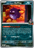125/182 Team Rocket's Koffing - Reverse Holo | Pokemon Scarlet & Violet—Destined Rivals